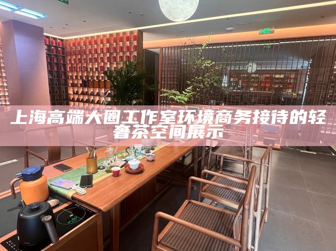 上海高端大圈工作室环境 商务接待的轻奢茶空间展示